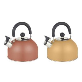 DKD Home Decor Tetera Vintage Chinalight 22 Terracota Amarillo Acero Inoxidable 19 x 20.5 x 22 cm Apta para Vitrocerámica, Inducción y Gas Precio: 38.78999971. SKU: B17HXG74SL