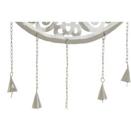 Decoracion Colgante Indio DKD Home Decor Blanco Gris 3 x 81 x 33 cm (4 Unidades)