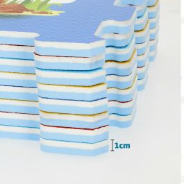 Color Baby Puzzle de Goma Eva con Animales - 8 Piezas Encajables, 120x60 cm - Para Bebés y Niños desde 10 Meses