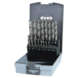 Set de brocas RUKO 9 mm 13 mm 10 mm 6 mm 3 mm 7 mm 12 mm 5 mm 4 mm 2 mm 8 mm 1,5 mm 2,5 mm 3,5 mm 4,5 mm 5,5 mm 1 mm 11 mm 8,5 m