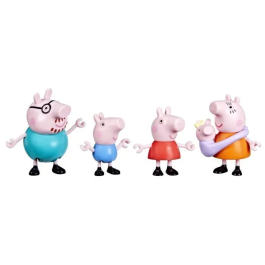 Hasbro Figuras Peppa Pig y su Familia, 5 Personajes, Modelos Surtidos Precio: 12.59000039. SKU: B1DB924JAR