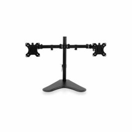 Ewent EW1536 Soporte para Mesa de 2 Monitores hasta 32 Pulgadas, VESA 75x75/100x100, Ajustable en Altura, Inclinación, Rotación y Giro, Ergonomico