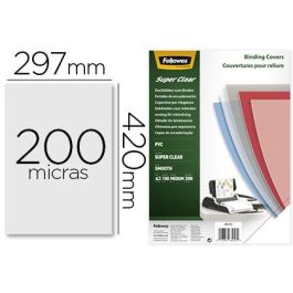 Tapa De Encuadernacion Fellowes Din A3 Pvc Transparente Cristal 200 Micras Pack De 100 Unidades Precio: 26.68999971. SKU: S8407250