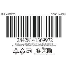 La Mediterranea Plato 20.5 cm "Alerre" Md, Plato de 20.3 cm de diametro por 2.2 cm de altura, Peso 12 kg por caja (486 g por plato) (24 Unidades)