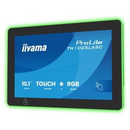 iiyama ProLite TW1025LASC-B3PNR Monitor táctil de 10.1" (25.6 cm) IPS, 1280 x 800 WXGA 16:10, 450 cd/m², 10 puntos táctiles, Wi-Fi, Bluetooth 5.2, Negro
