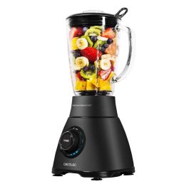 CECOTEC Power Black Titanium 1800 Smart - Batidora de vaso americana 1.8L, 1800W, 6 cuchillas titanio negro, programas automáticos, jarra termorresistente, Negro
