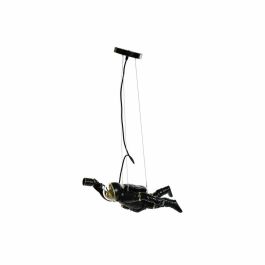 Lampara Techo Moderno DKD Home Decor Negro Blanco 14.5 x 20 x 46 cm (2 Unidades)
