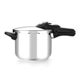 Bra A185103 Olla a Presión Rápida Vitesse de 7 litros, Ø22cm, Acero Inoxidable 18/10, 4 Sistemas de Seguridad, Inducción Bra A185103 Olla a Presión Rápida Vitesse de 7 litros, Ø22cm, Acero Inoxidable 18/10, 4 Sistemas de Seguridad, Inducción