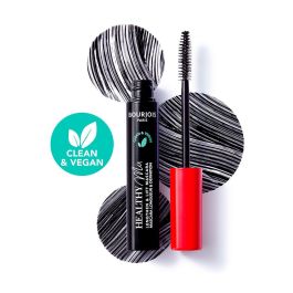 Bourjois HEALTHY MIX mascara #001-ultra black, Máscara de pestañas Vegana con 99% de Ingredientes Naturales, Larga Duración 36h, Resistente al Agua, 7 ml