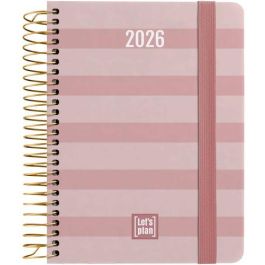 Agenda Anual (2026) Grafoplas Design Espiral Tapa Extra Con Goma A6 170X145 D/P Stripes Precio: 12.50000059. SKU: B1J8EWQZTV