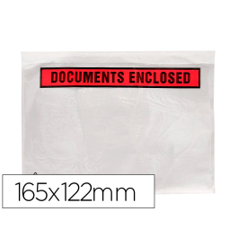 Q-connect Sobre Autoadhesivo Portadocumentos 165x122 mm Paquete de 100 Unidades Precio: 7.69000012. SKU: B1GCGEYCSY