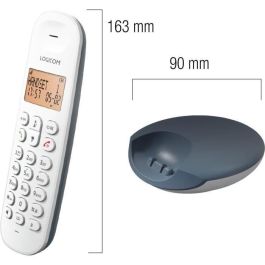 Teléfono fijo inalámbrico - LOGICOM - DECT ILOA 150 SOLO - Pizarra - Sin contestador automático