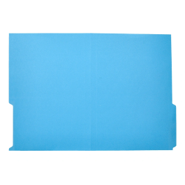 Liderpapel Subcarpeta Cartulina Folio Pestaña Derecha 240g/m2 Azul