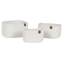 Cesta Moderno DKD Home Decor Blanco 20 x 14 x 25 cm Set de 3 Precio: 16.50000044. SKU: B155J2BRA9