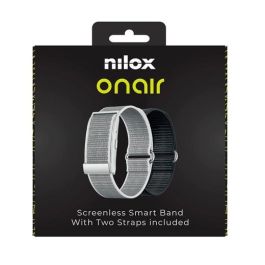 Nilox Pulsera Inteligente Sin Pantalla Bluetooth Incluye Dos Pulseras Plata Y Negro Nilox Pulsera Inteligente Sin Pantalla Bluetooth Incluye Dos Pulseras Plata Y Negro Precio: 43.49999973. SKU: B18CTPEMKJ