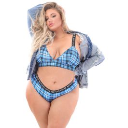 Conjunto de Lencería Fantasy Lingerie Azul (Queen size) Precio: 45.50000026. SKU: B14P38T4BD