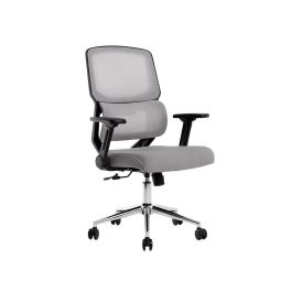 Silla Q-Connect Oficina Lucca Malla Base Metalica Alt Max 1090 Anc 700 Prof 650 Ruedas Premium Color Negro Gris