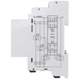 Shelly Pro 3EM Relé Medidor de Energía WLAN LAN con 3x Klemmen 120A, Función Medición BT DIN-Rail