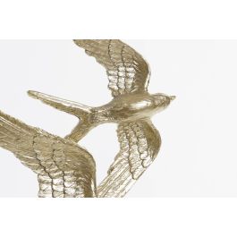 DKD Home Decor Figura Glam Dorado Negro 9.5 x 55 x 20 cm (2 Unidades)