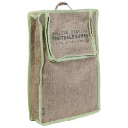 Cook Concept Bolsa Conserva Reutilizable Tela para Fruta y Verdura con Asa 30x5x42 cm