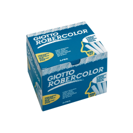 Giotto Robercolor Tizas Antipolvo Blancas Caja 100 Unidades