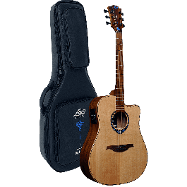 LAG Guitarra Acústica Dreadnought Tramontane HyVibe 10 A/E Cutaway Smart Guitarra con Autoamplificación y Multiefectos + Funda Deluxe Precio: 920.986176. SKU: B1BDZEN8A2