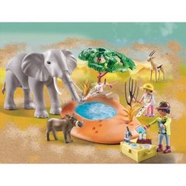 Playmobil Elefante en la charca Wiltopia Juguete Educativo para Niños a partir de 4 años