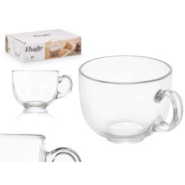 Tazon Desayuno Cristal Asa Jumbo 470Ml Vivalto 13X8CM (48 Unidades) Precio: 50.49999977. SKU: B1FTZKHSGV