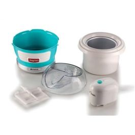 Ariete 643/01 Heladera Eléctrica Party Time Azul, Diseño Exclusivo, 1.5L, Hace Helados en 30 Minutos Ariete 643/01 Heladera Eléctrica Party Time Azul, Diseño Exclusivo, 1.5L, Hace Helados en 30 Minutos