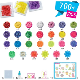 Aquabeads Kit Monstruos Divertidos - 700 Cuentas de Agua para Niños a partir de 4 Años, AQU5054131351444