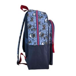 Minecraft Hostile Behaviour Mochila Escolar Primaria Doble Compartimento Adaptable a Carro Gran Capacidad 44x30x20 cm Edad 7+ años