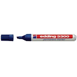 Rotulador Edding Marcador 3300 N.3 Azul Punta Biselada Recargable 10 unidades