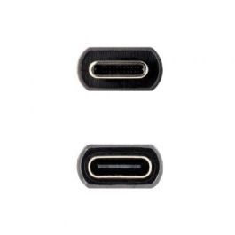 Cable Alargador USB-C NANOCABLE 10.01.4400 Negro 50 cm (1 unidad)