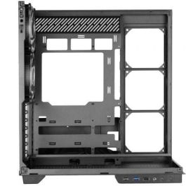 Mars Gaming MC-3GF Caja Gaming Torre Panorámica Triple Cristal Templado ARGB con 2 Ventiladores, Montaje Vertical GPU y Soporte Líquida 360mm