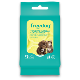 Freedog Toallitas Húmedas con Citronela Pocket 25 Unidades 18x20 cm Precio: 2.6899994. SKU: B1GHJ7SCNP
