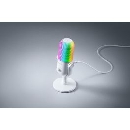 Razer Seiren V3 Chroma Micrófono para PC USB Blanco con Iluminación LED RGB (24-bit/96kHz, 20-20000Hz)