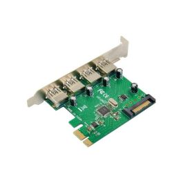 MicroConnect Tarjeta de Expansión PCIe USB 3.0 de 4 Puertos VL805 para Almacenamiento, Impresoras y Más