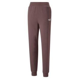 Pantalón Largo Deportivo Puma ESS+ Embroidery High-W Marrón Mujer 41,5