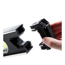 Toughbuilt Nivel magnético tubular Tb-h2-l-m120lh-m, 120cm, burbuja iluminada LED, imanes de neodimio