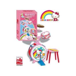 Reig Bateria Hello Kitty 3 Elementos Con Banqueta