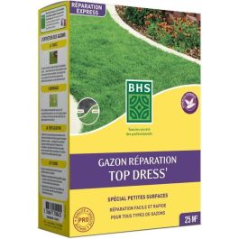 Reparador de césped Top Dress - BHS - 500 g | 20 m² | Semillas recubiertas para una mejor adherencia al suelo. Reparador de césped Top Dress - BHS - 500 g | 20 m² | Semillas recubiertas para una mejor adherencia al suelo.