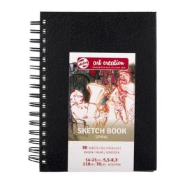 Cuaderno De Dibujo Talens Art Creation Boceto Con Espiral Tapa Dura 140 X 210 Mm 110G 80H (Set de 5) Precio: 23.50000016. SKU: B1KEC6S2E5