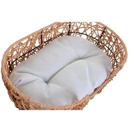 Cama Mascota Urban DKD Home Decor Marron Claro Blanco 35 x 14 x 50 cm Set de 2