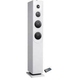 Torre de sonido Bluetooth INOVALLEY HP33-CD - Reproductor de CD - Blanco