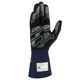 Omp IB0-0777-B01-244-S Guantes Deportivos Omp Sport Fia 8856-2018 My2025 Navy Azul - Cyan Talla S
