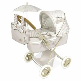 Coche de muñeca plegable veronacon sombrilla.para muñecas de hasta 48 cm.38x65x60 cm