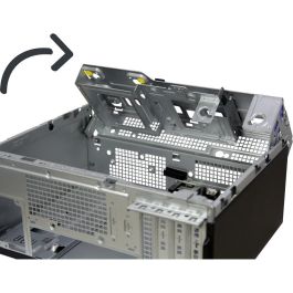 Inter-Tech S-703 Mini Torre PC Escritorio micro ATX/Mini-ITX, Color Negro