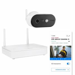 Abus PPIC91000 Conjunto de cámara de vigilancia 1920 x 1080 píxeles Visión nocturna Campo de visión 130°