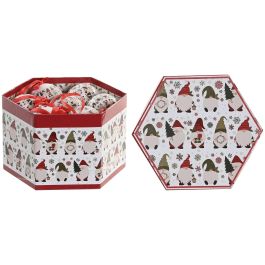 DKD Home Decor Adornos Colgantes Navidad Tradicionales Multicolor PVC - Set 14 piezas, 21x15.5x24 cm