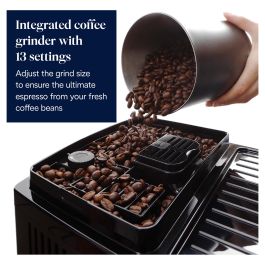 DeLonghi Magnifica Start Milk ECAM220.60.B Máquina Espresso Automática con Espumador de Leche, 1.8L, Negro